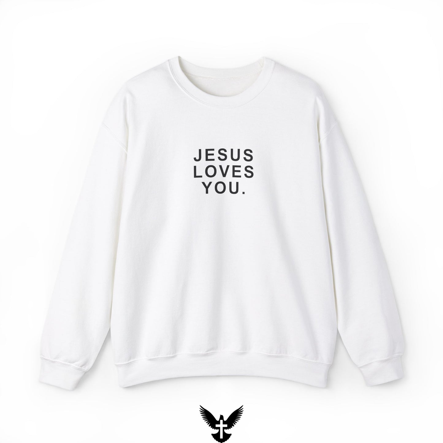 ‘Jesus Loves You’ Unisex Crewneck Sweatshirt