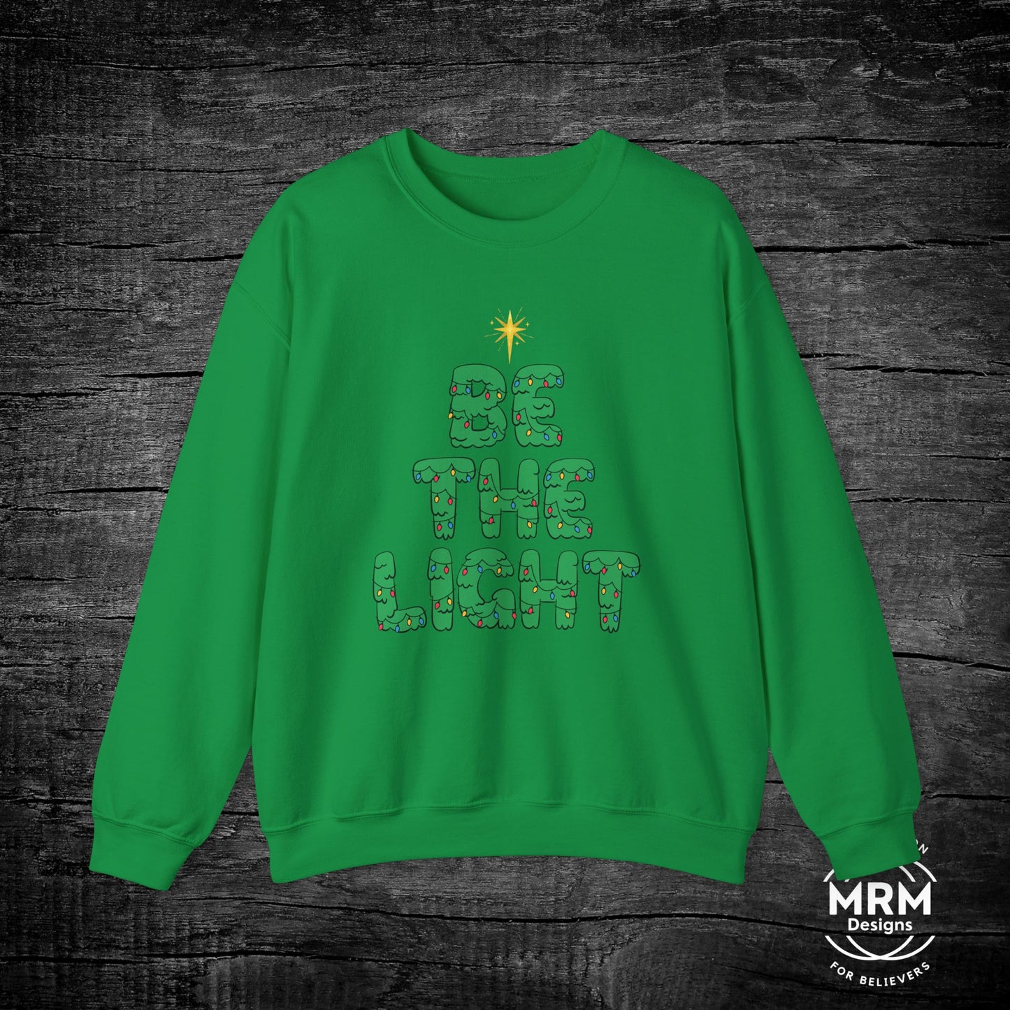 Be the Light Holiday Crewneck Sweatshirt