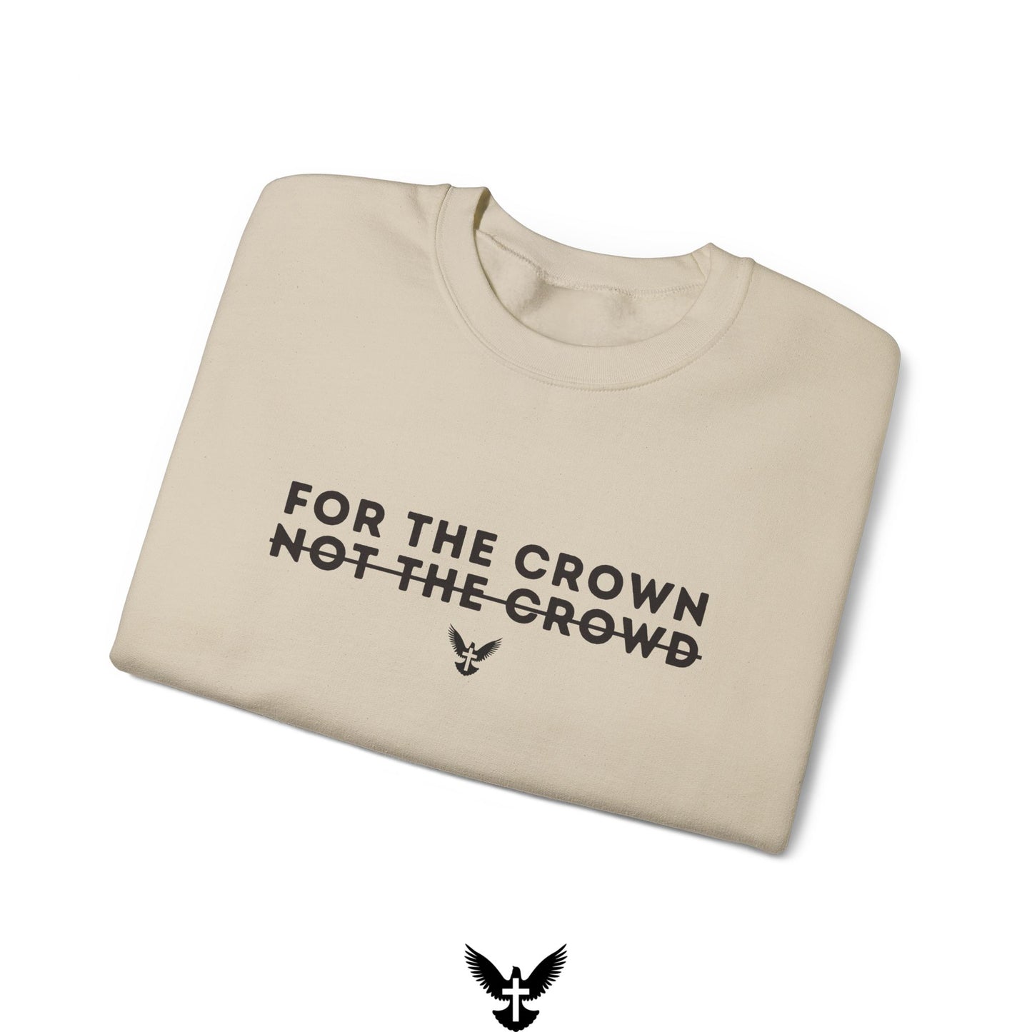 ‘For the Crown’ Unisex Crewneck Sweatshirt