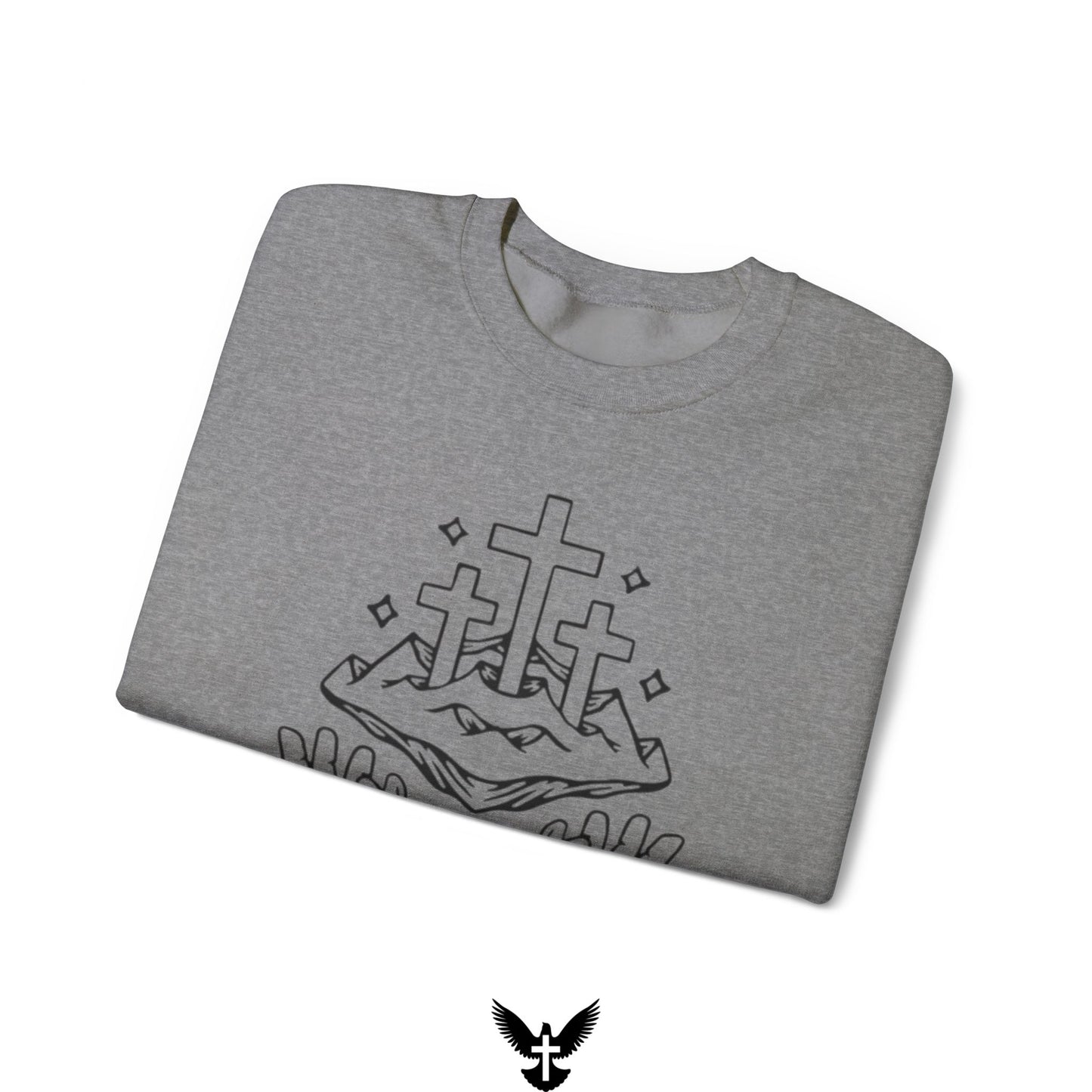 ‘On a Hill He Created’ Unisex Crewneck Sweatshirt