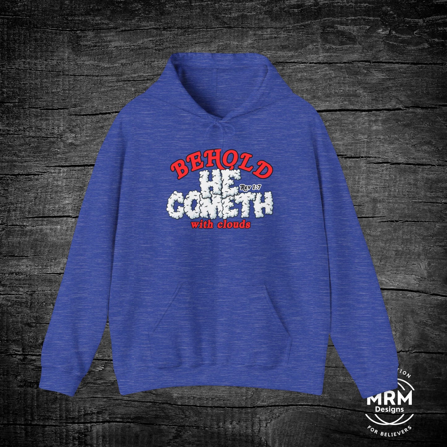 "Behold, He Cometh with Clouds" Hoodie | Faith-Inspired Streetwear