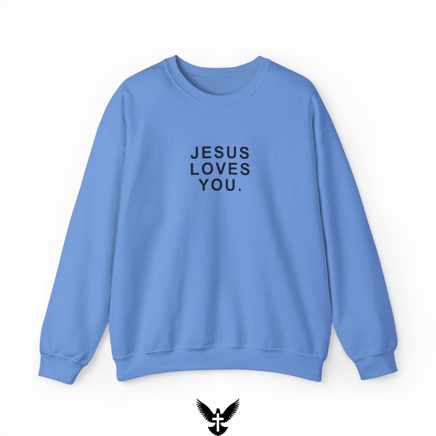 ‘Jesus Loves You’ Unisex Crewneck Sweatshirt