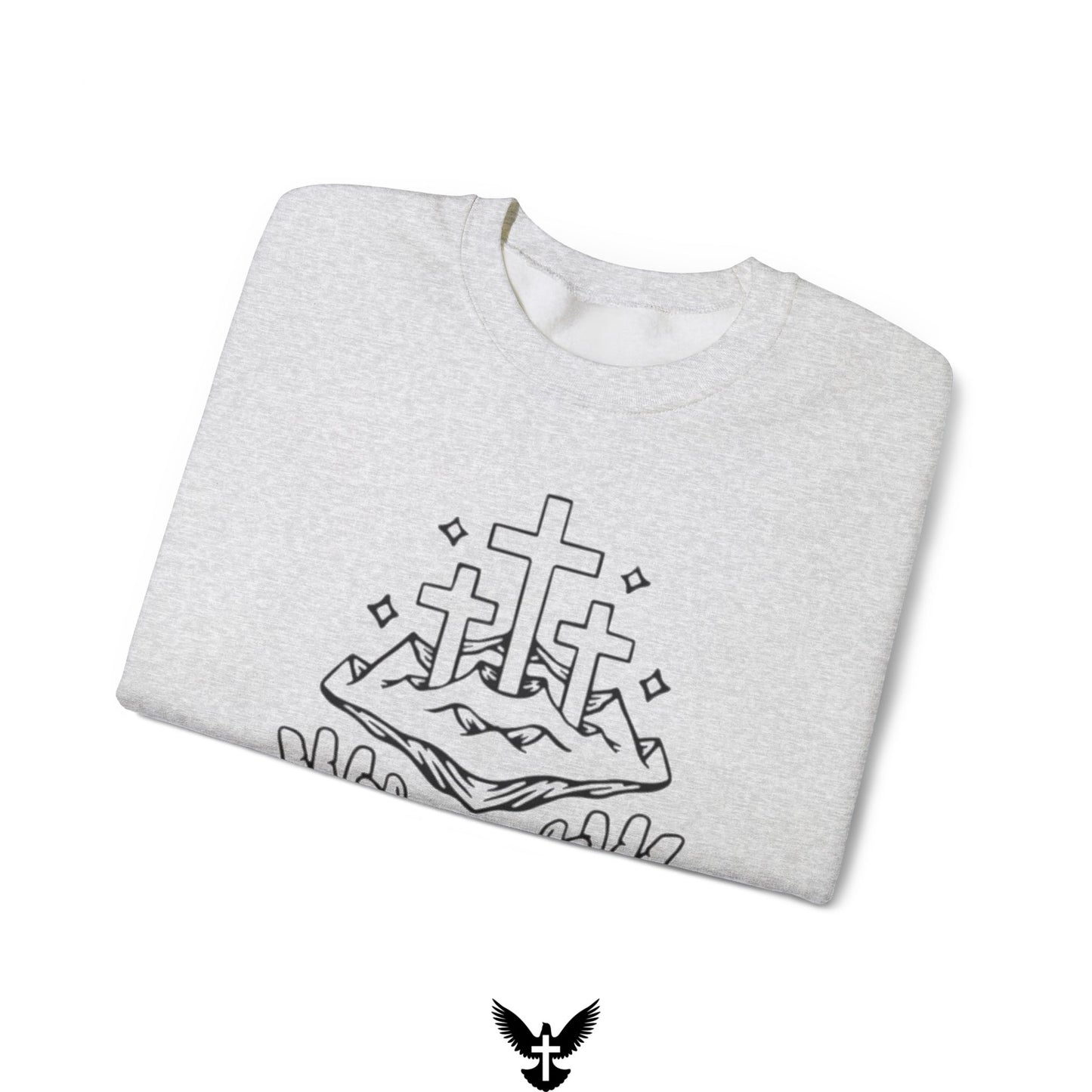 ‘On a Hill He Created’ Unisex Crewneck Sweatshirt