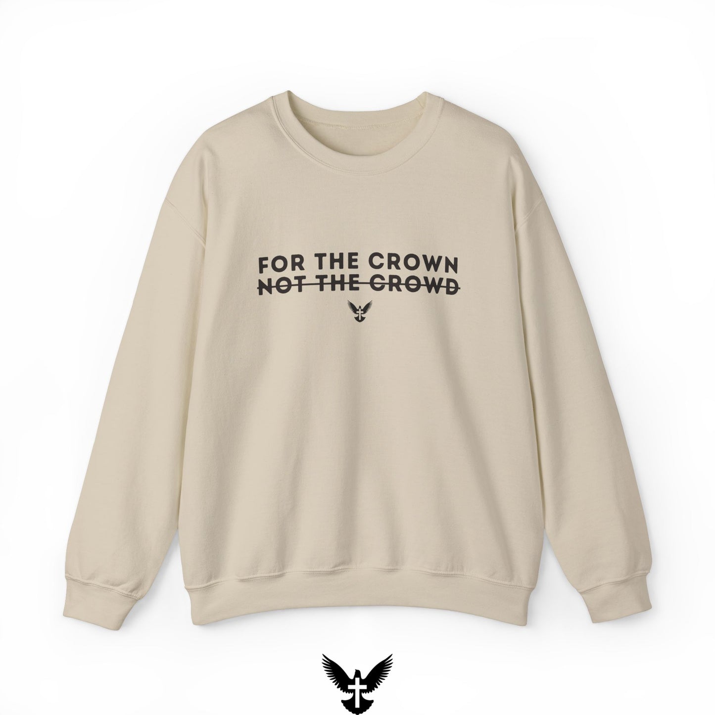 ‘For the Crown’ Unisex Crewneck Sweatshirt