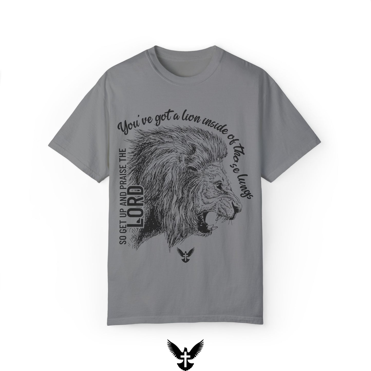 ‘Lion in those Lungs’ Unisex Comfort Colors T-shirt