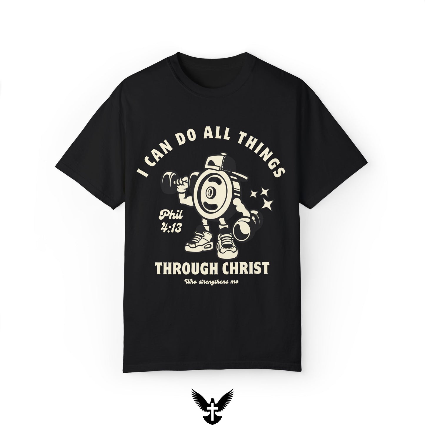 Phillipians 4:13 Strong Man Tee