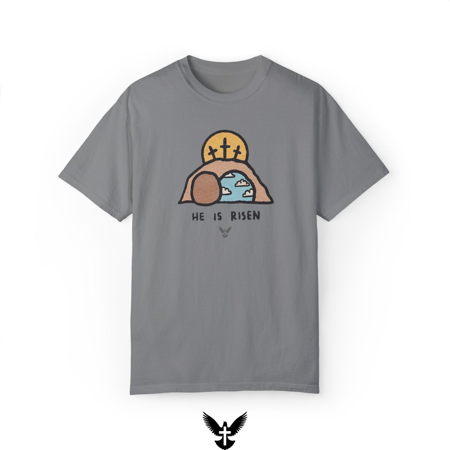 He is Risen Animated Unisex Comfort Colors T-shirt