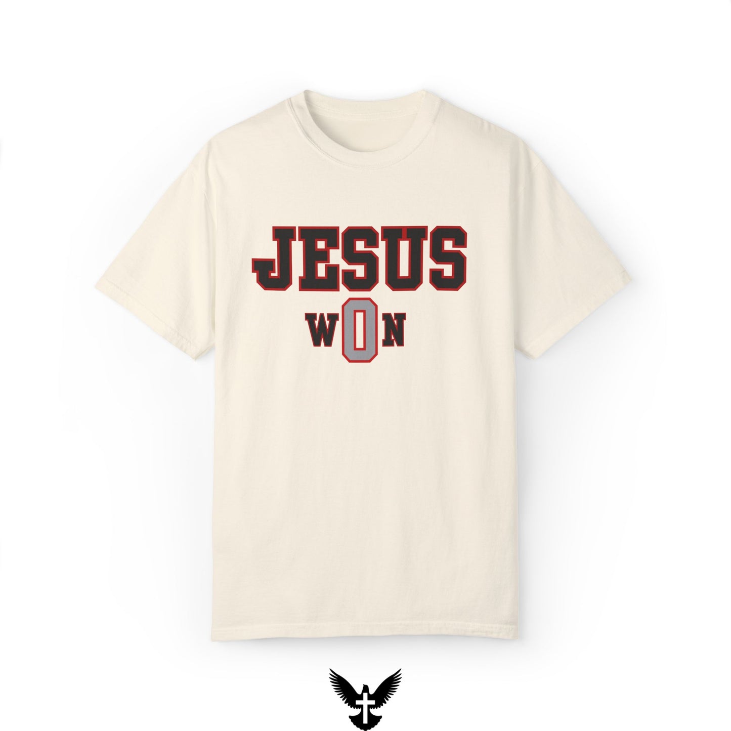 ‘Jesus Won’ Buckeyes Edition Unisex Comfort Colors T-shirt