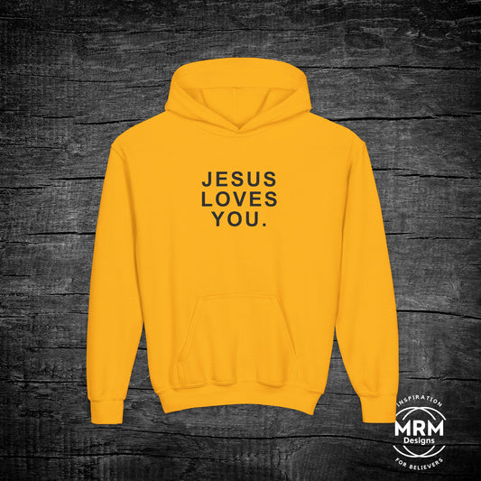 Jesus Loves You Youth Hoodie