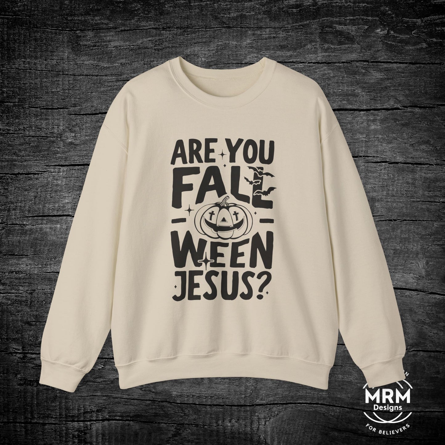 Falloween Jesus Crewneck Sweatshirt