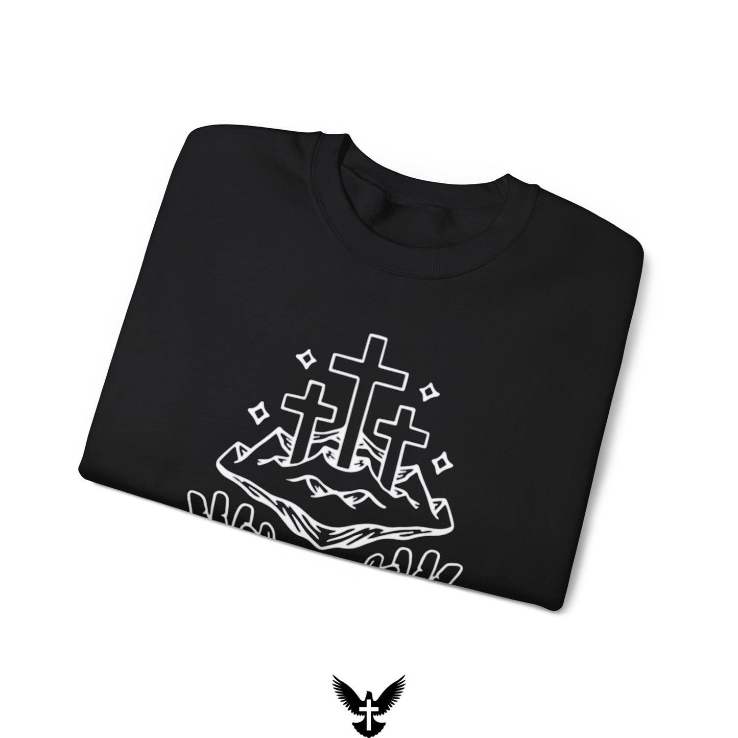‘On a Hill He Created’ Unisex Crewneck Sweatshirt