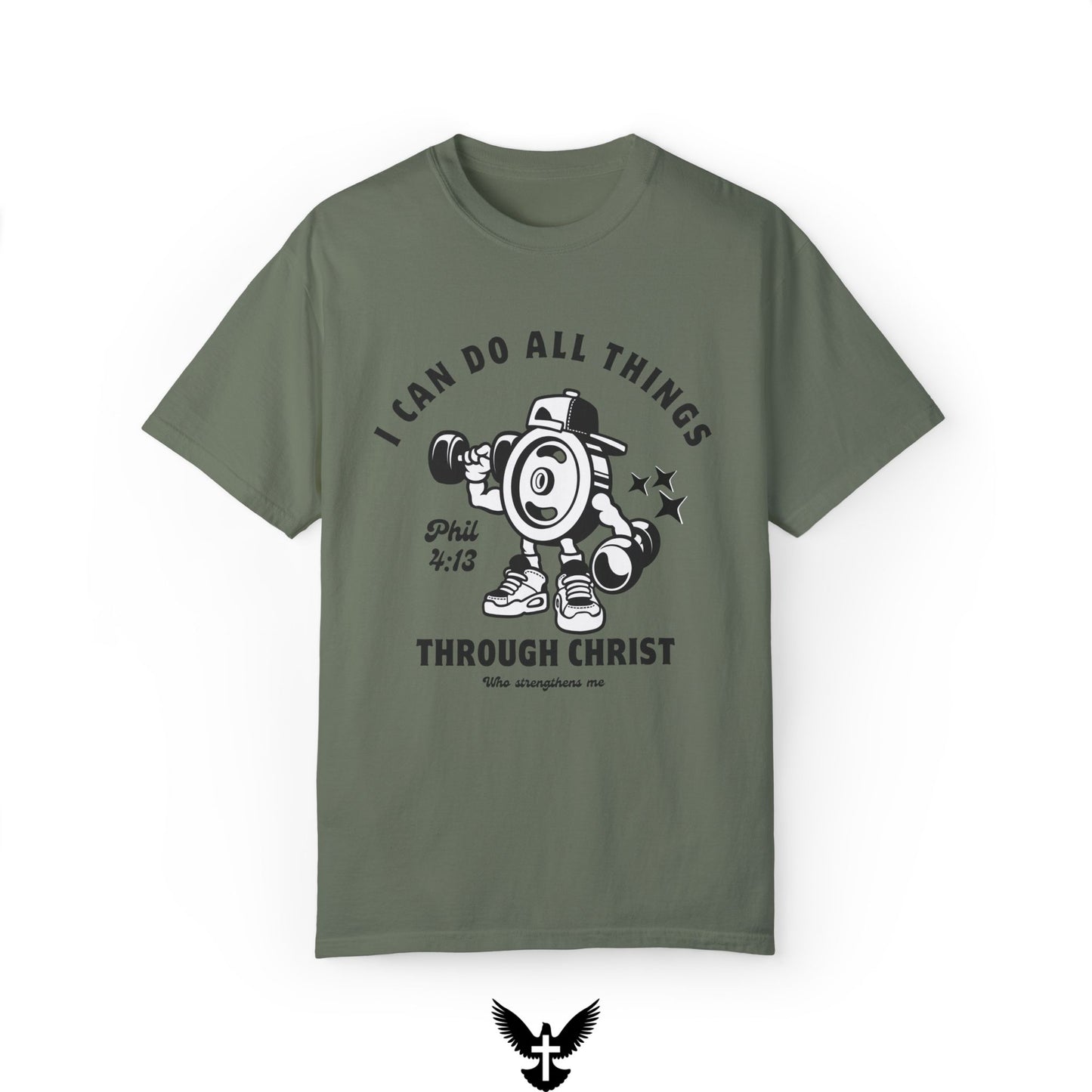 Phillipians 4:13 Strong Man Tee