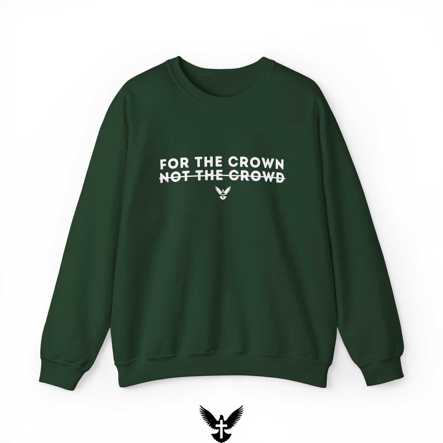 ‘For the Crown’ Unisex Crewneck Sweatshirt