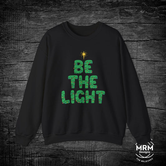 Be the Light Holiday Crewneck Sweatshirt