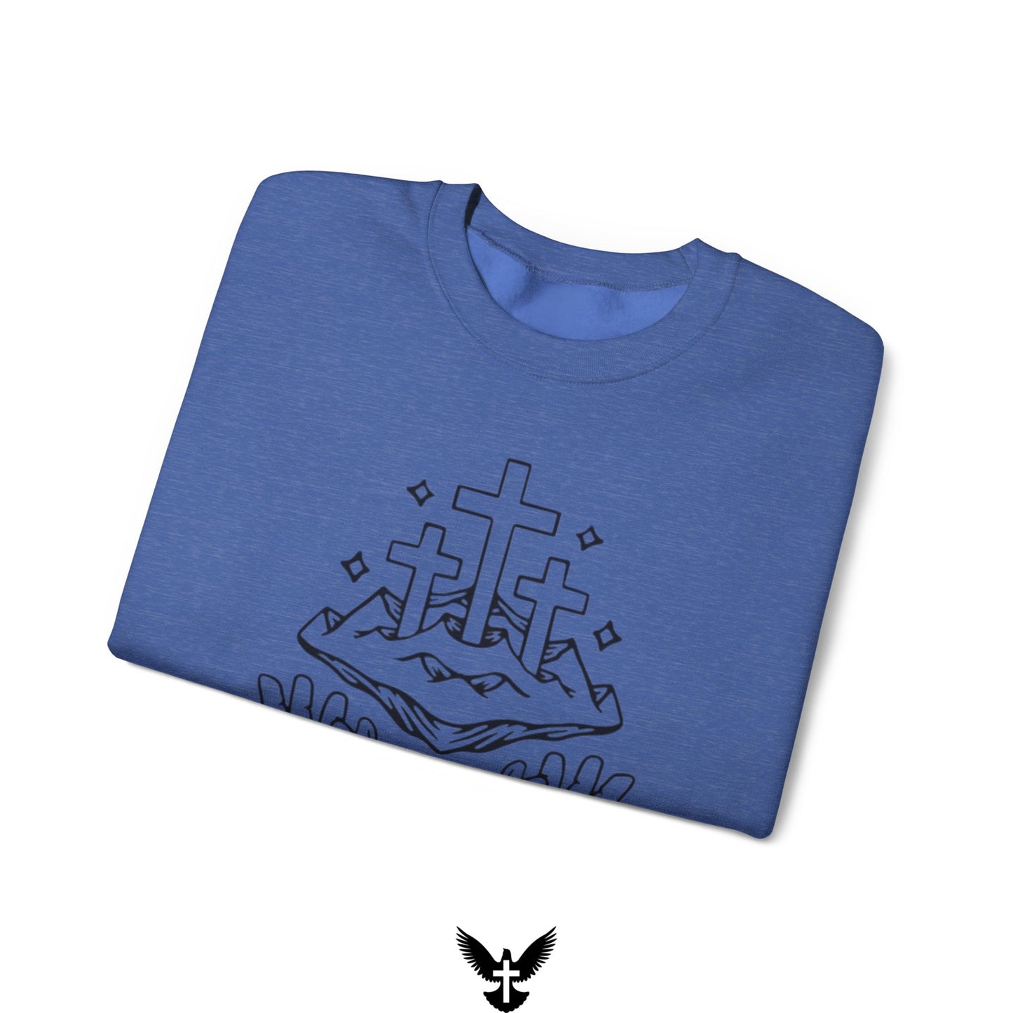 ‘On a Hill He Created’ Unisex Crewneck Sweatshirt