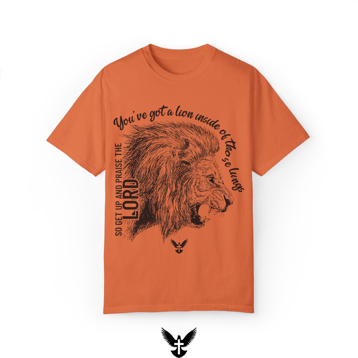 ‘Lion in those Lungs’ Unisex Comfort Colors T-shirt