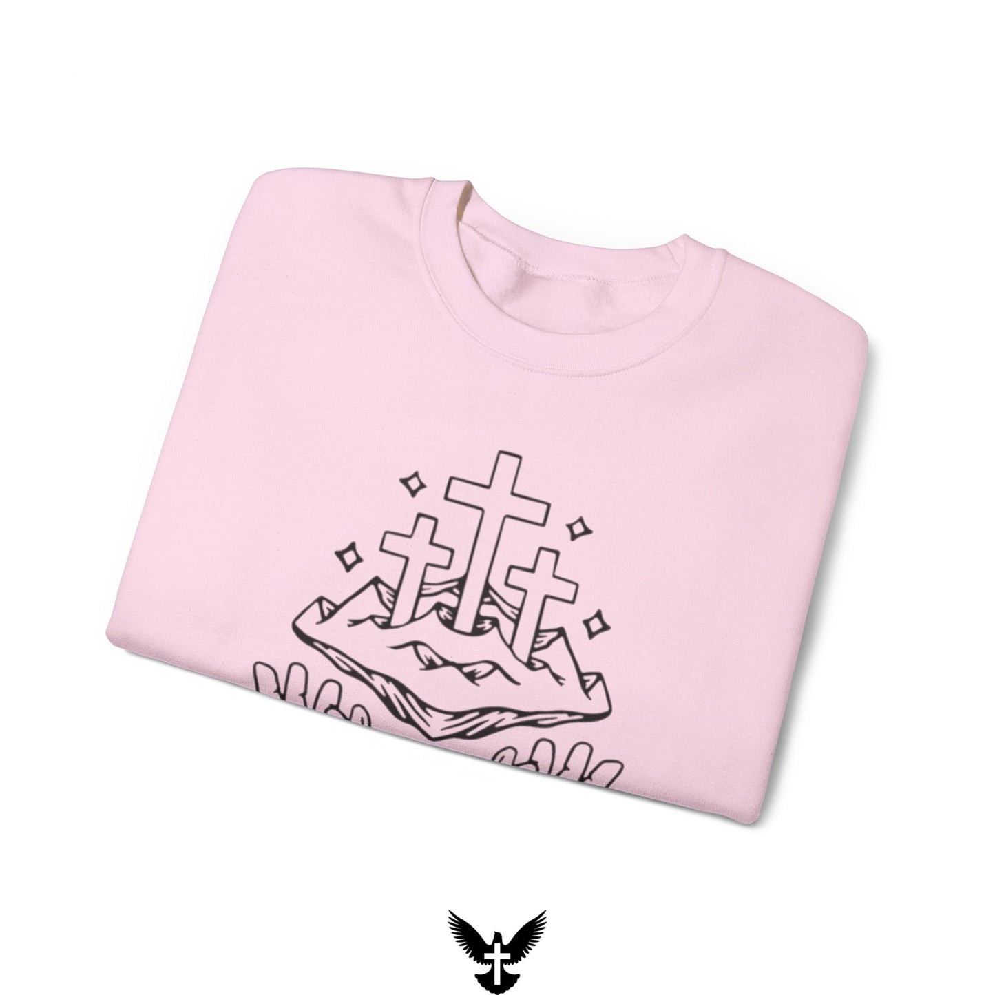 ‘On a Hill He Created’ Unisex Crewneck Sweatshirt