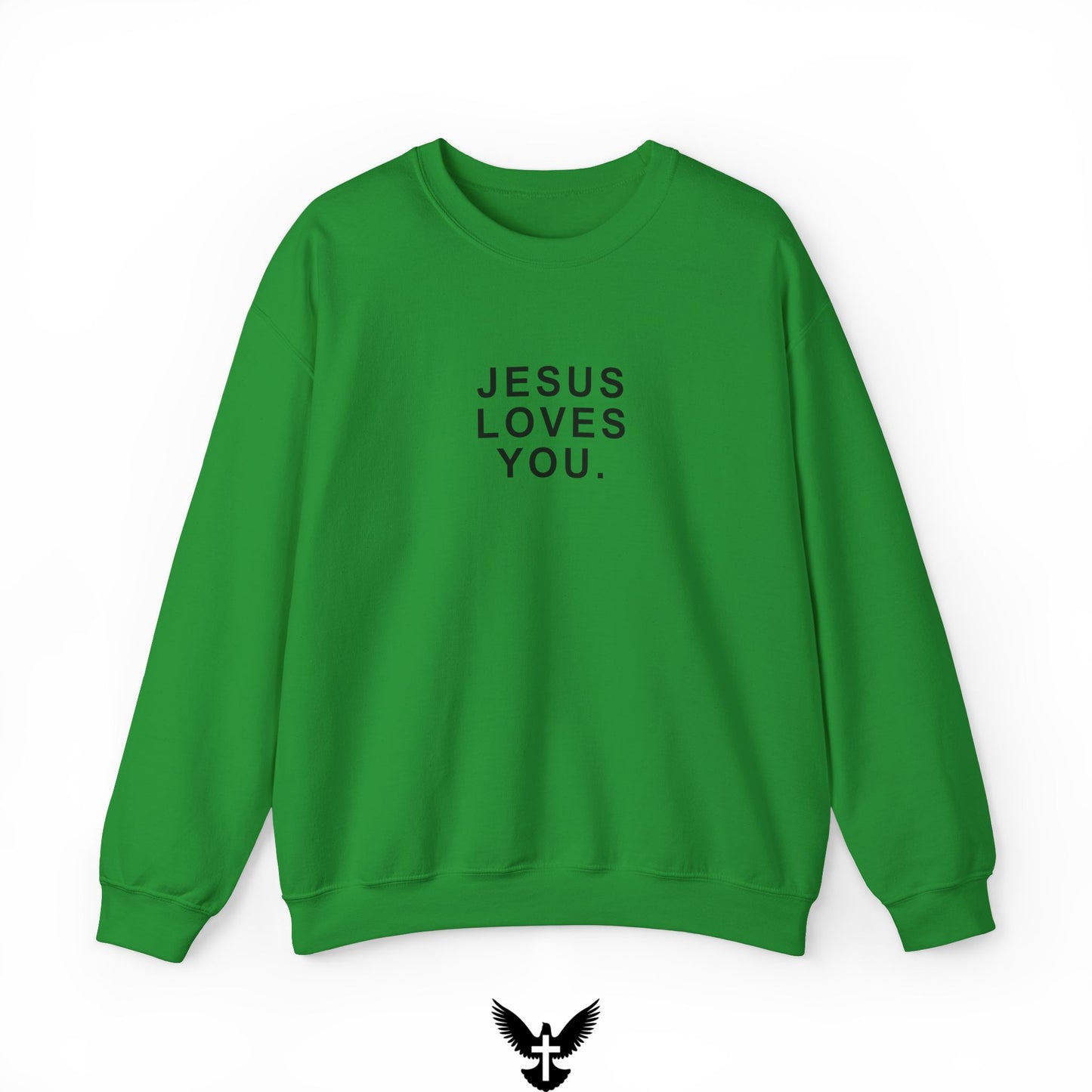 ‘Jesus Loves You’ Unisex Crewneck Sweatshirt
