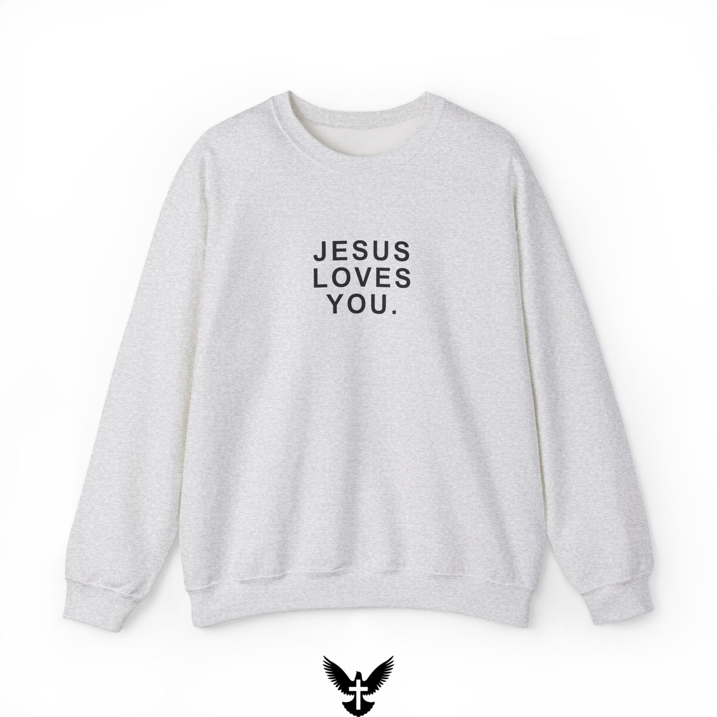 ‘Jesus Loves You’ Unisex Crewneck Sweatshirt