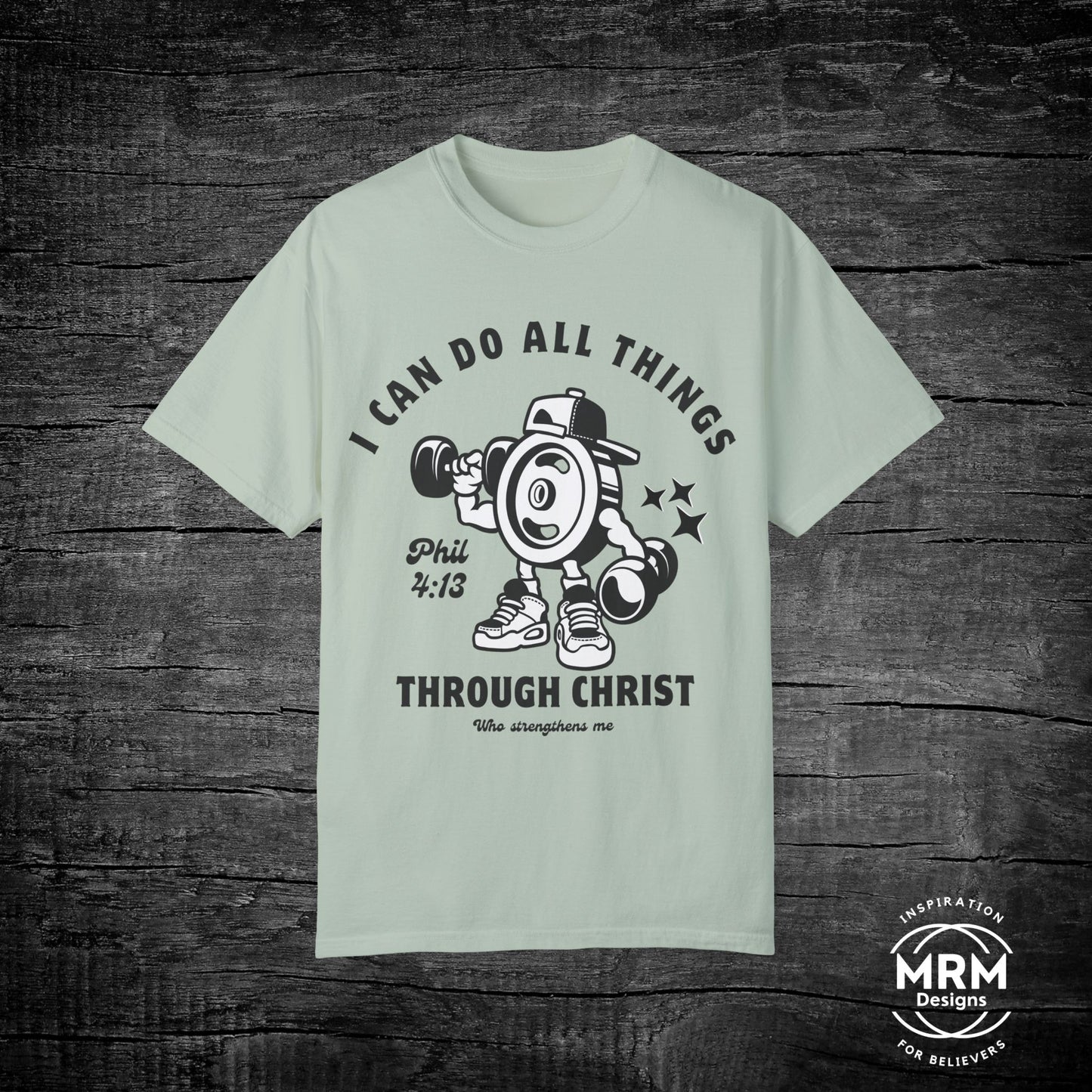 Phillipians 4:13 Strong Man Tee