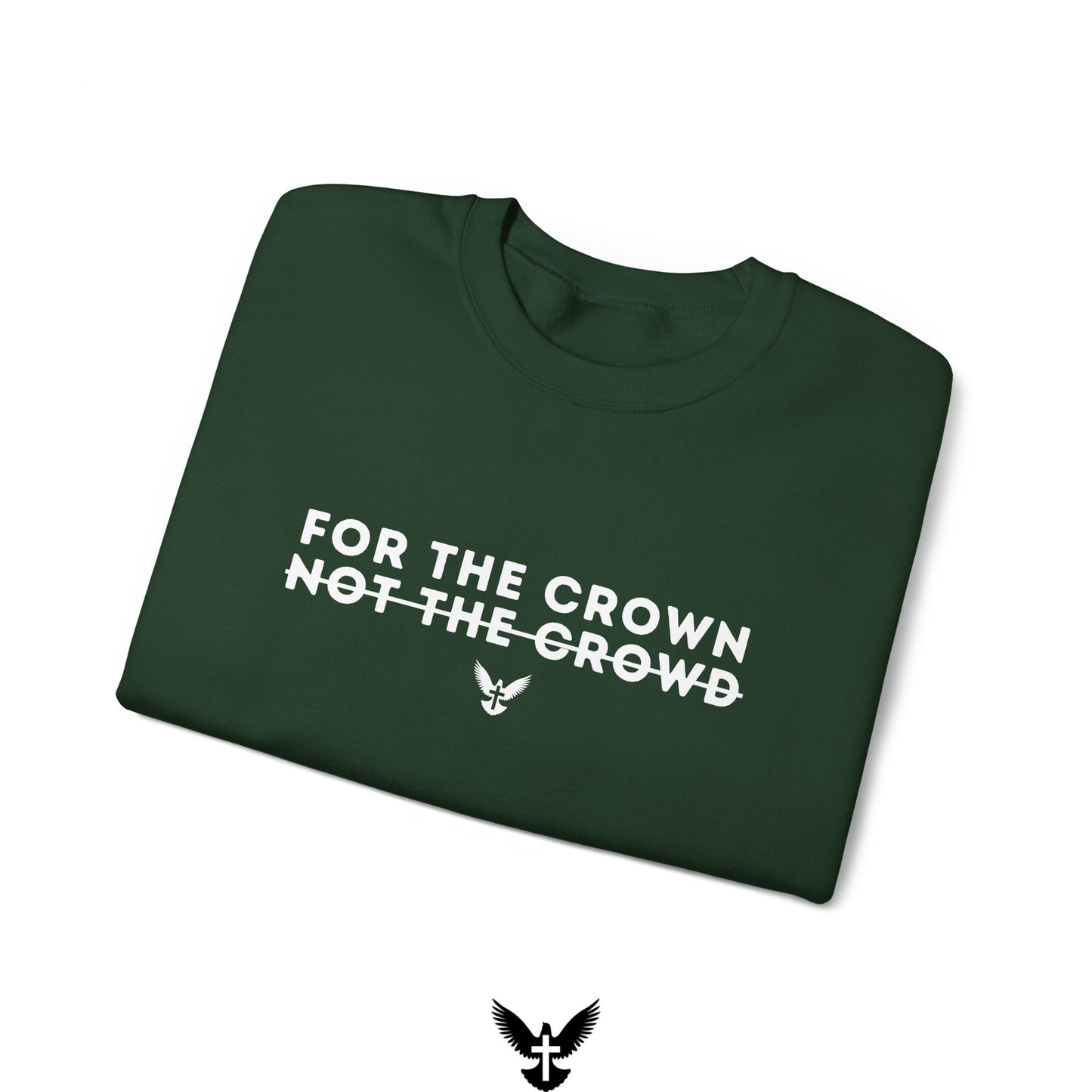‘For the Crown’ Unisex Crewneck Sweatshirt