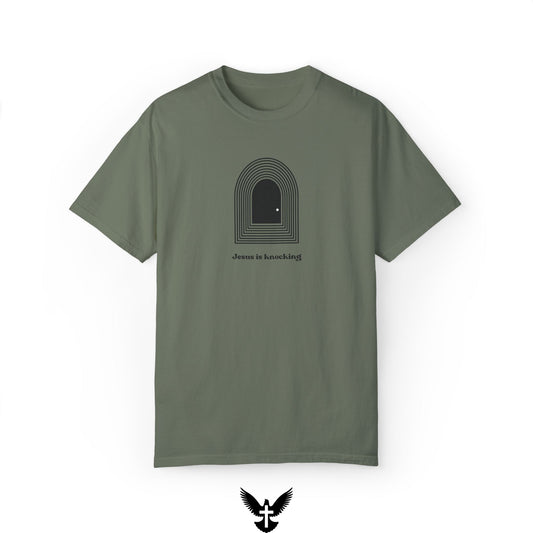 Jesus is knocking Comfort Colors Tee