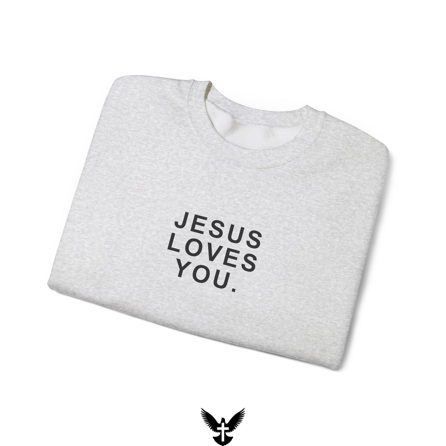 ‘Jesus Loves You’ Unisex Crewneck Sweatshirt