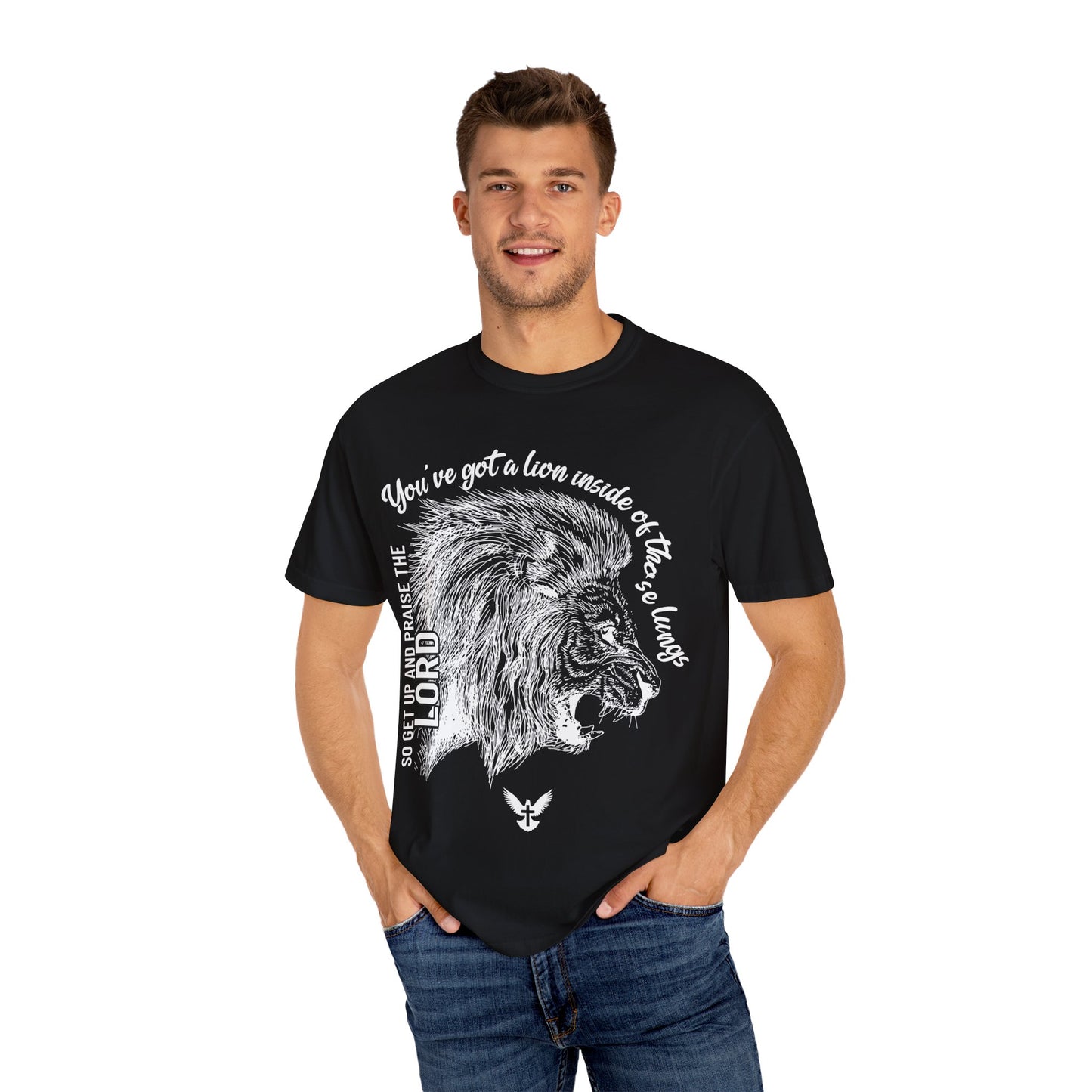 ‘Lion in those Lungs’ Unisex Comfort Colors T-shirt