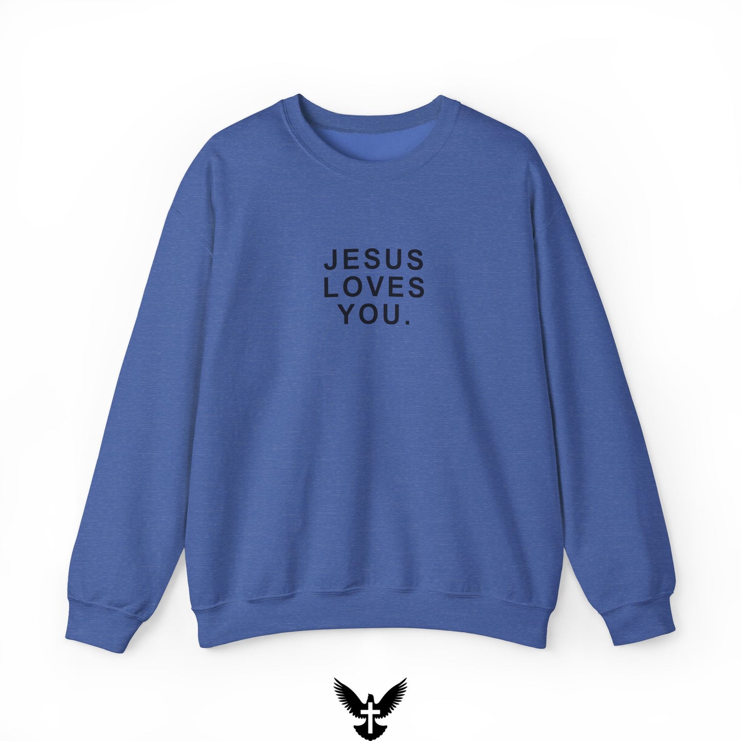 ‘Jesus Loves You’ Unisex Crewneck Sweatshirt
