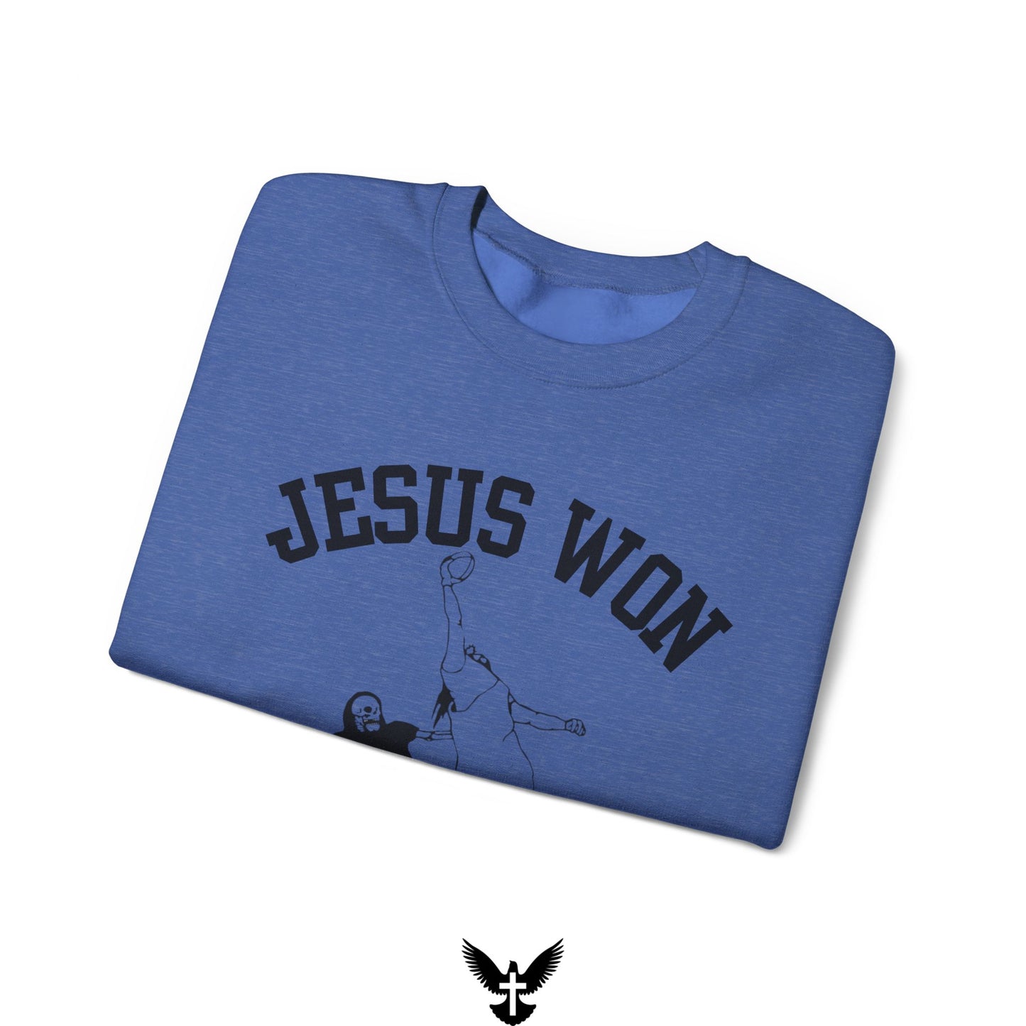 “The Catch” Jesus Won Unisex Crewneck Sweatshirt