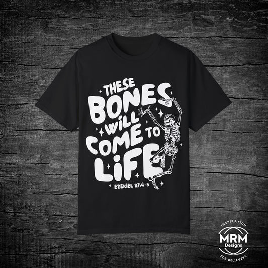 Bones to Life Tee Black