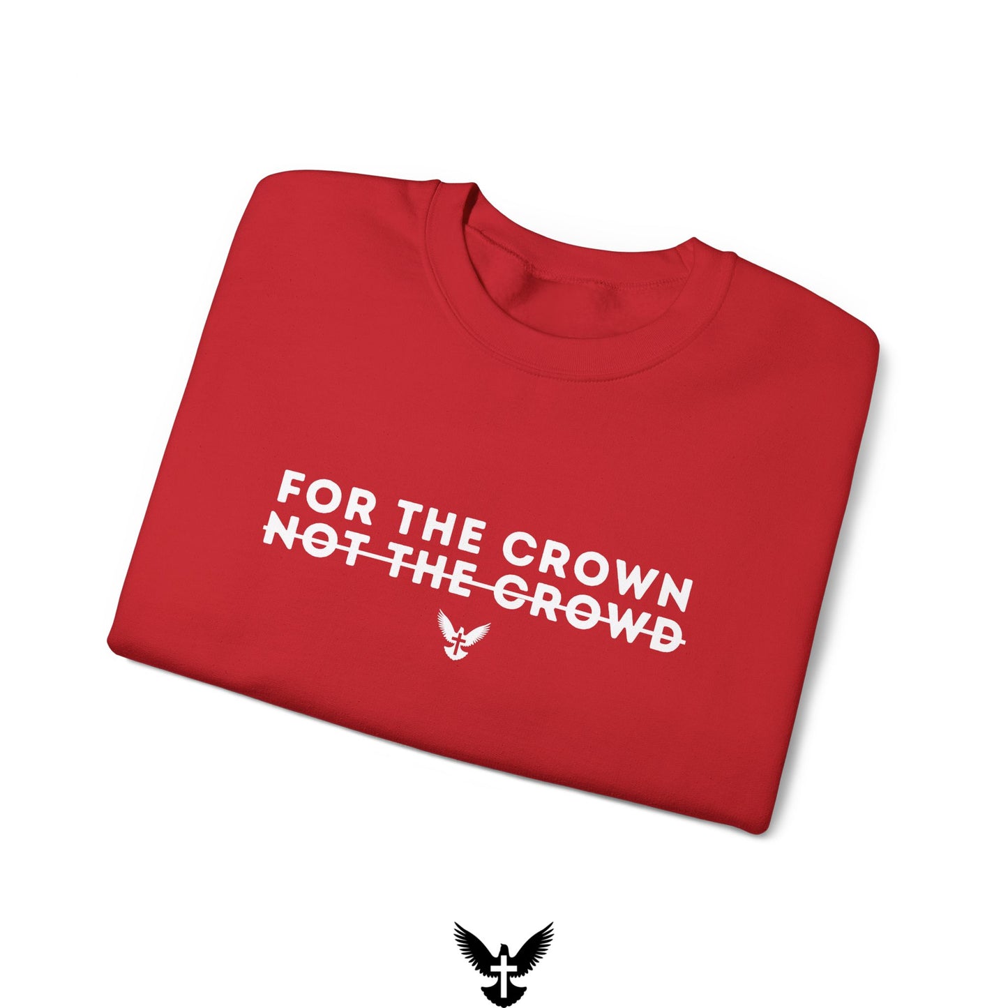 ‘For the Crown’ Unisex Crewneck Sweatshirt