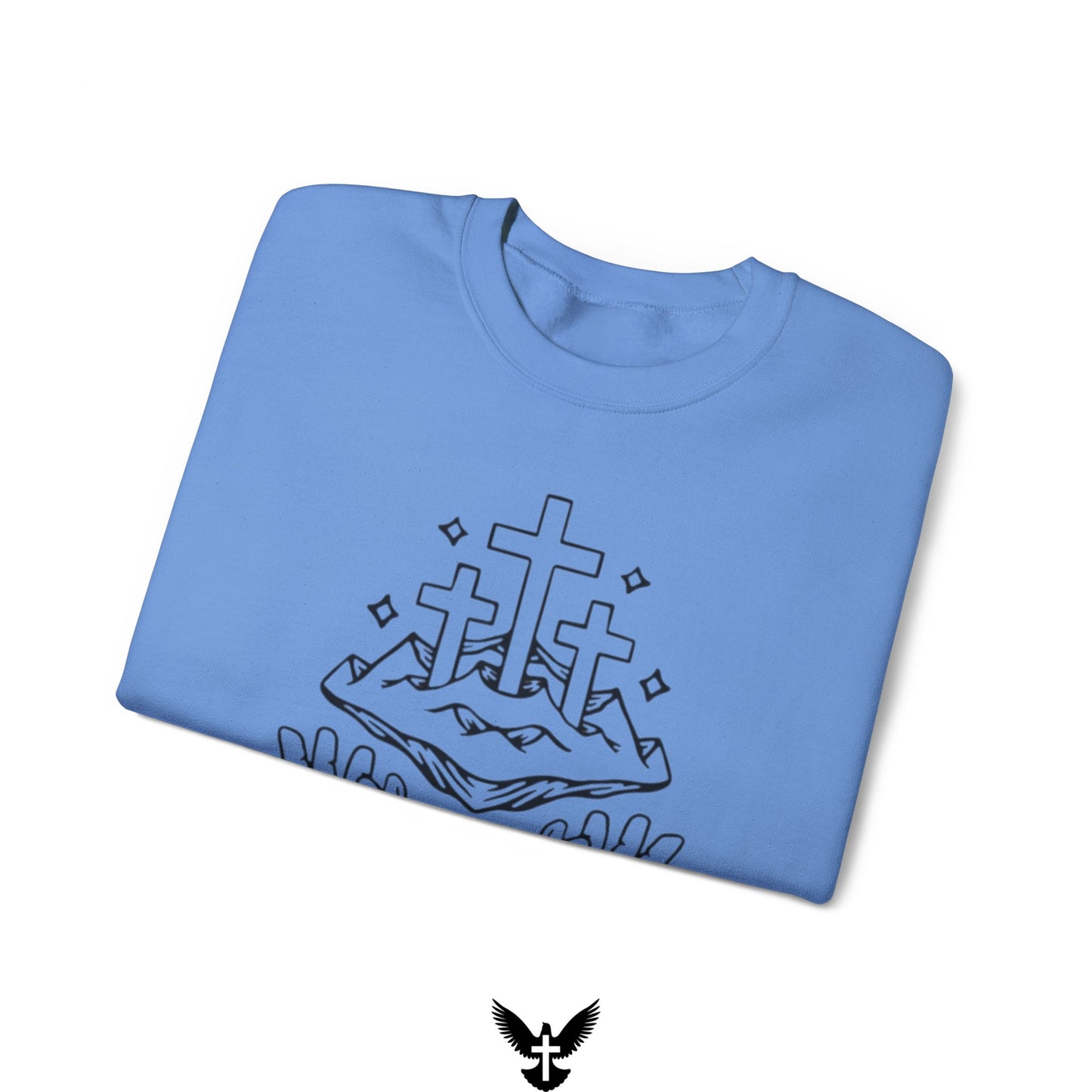 ‘On a Hill He Created’ Unisex Crewneck Sweatshirt