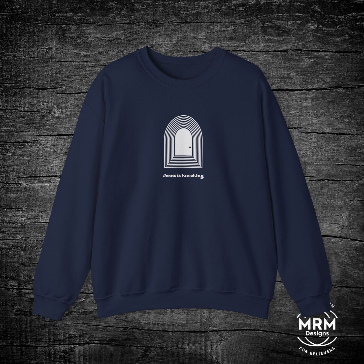 Jesus is Knocking Crewneck Sweatshirt