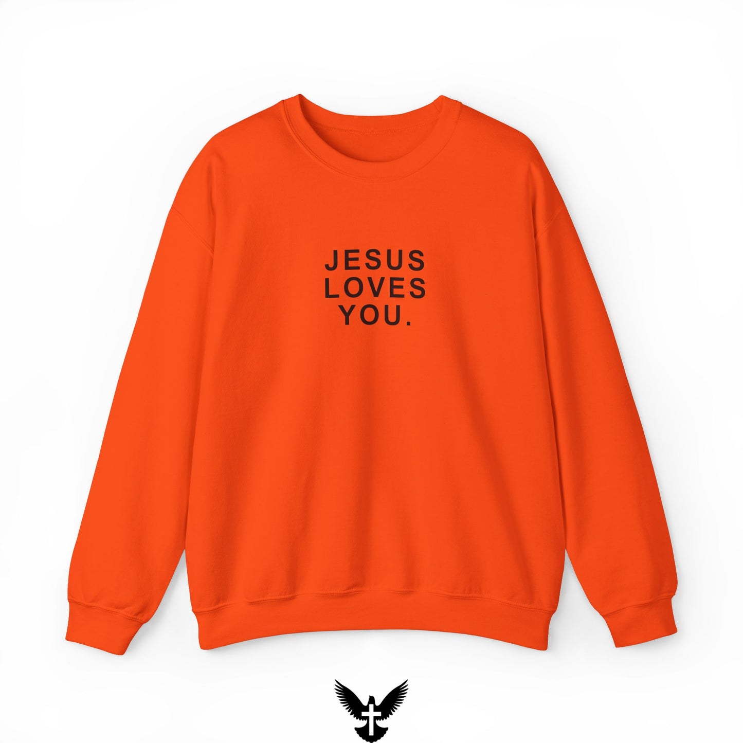 ‘Jesus Loves You’ Unisex Crewneck Sweatshirt