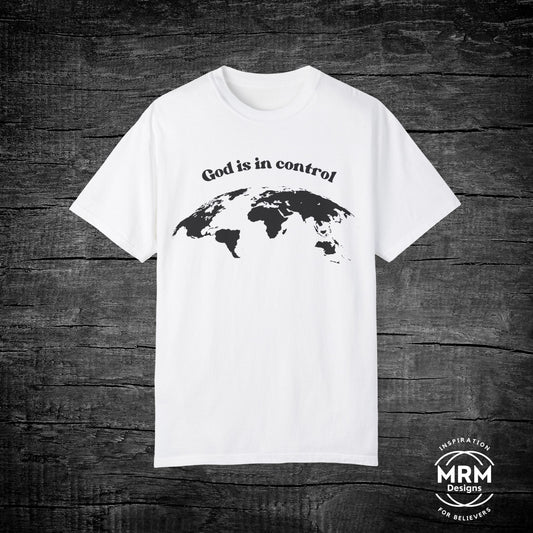 God is in Control Tee