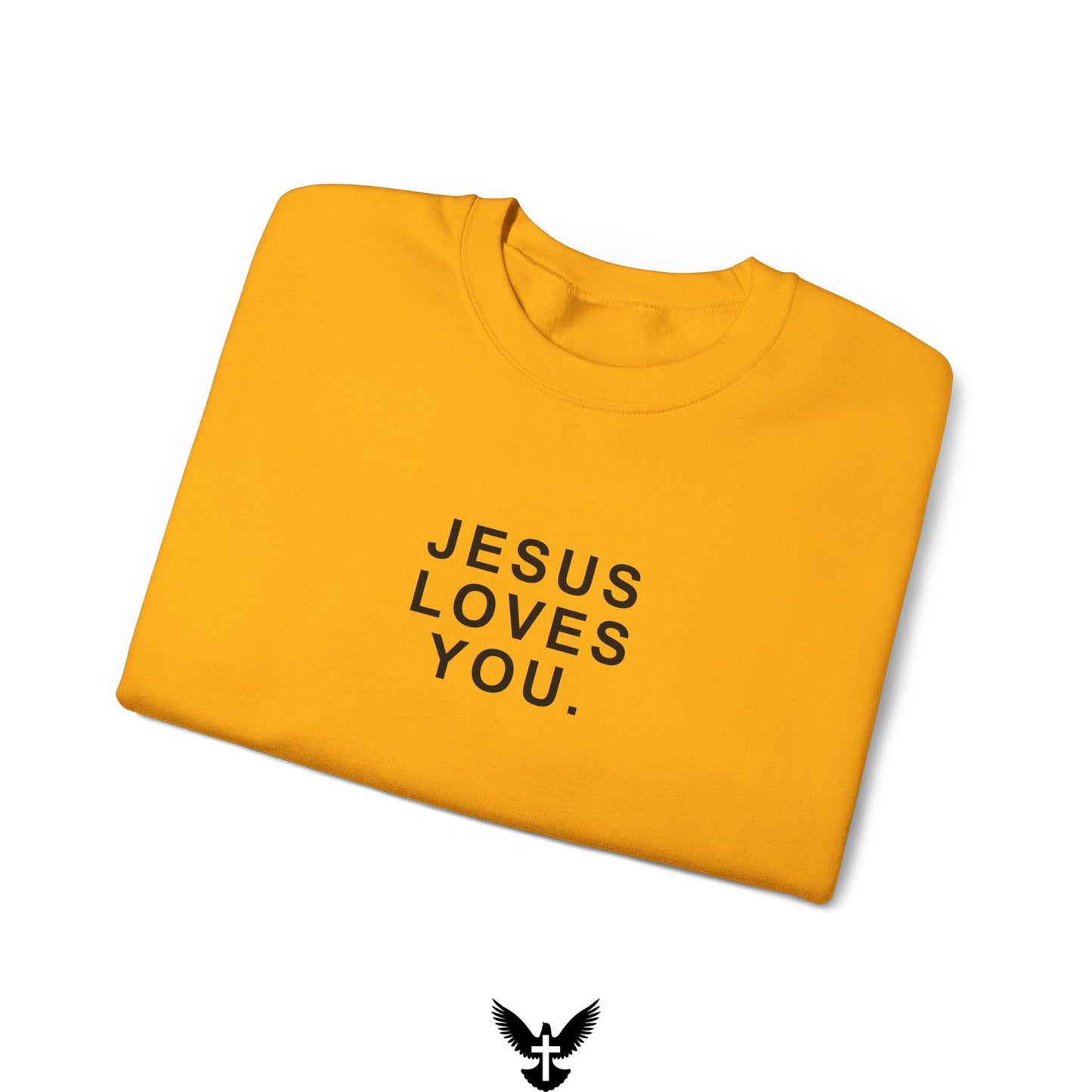 ‘Jesus Loves You’ Unisex Crewneck Sweatshirt