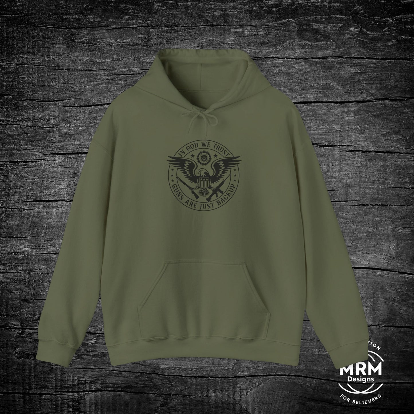 'In God We Trust Guns Are Just Backup' Hoodie