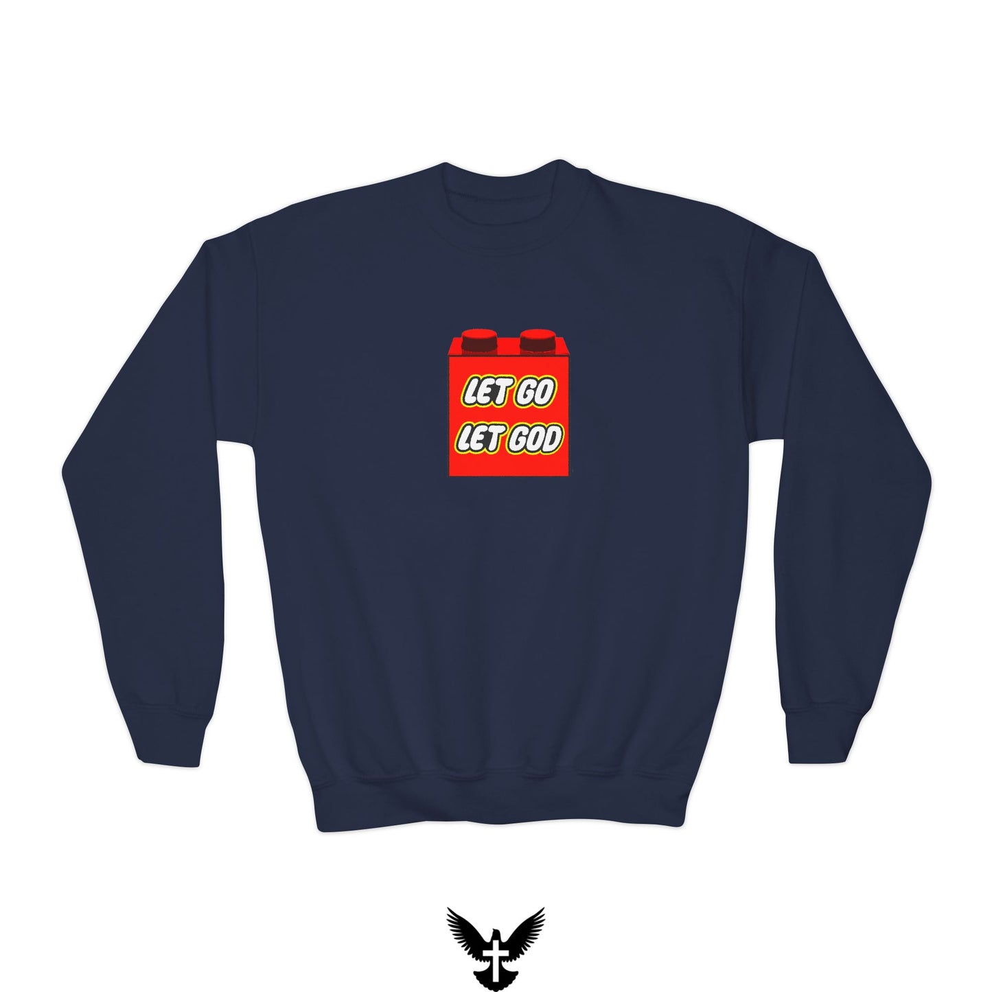 “Let go Let God” Youth Crewneck Sweatshirt