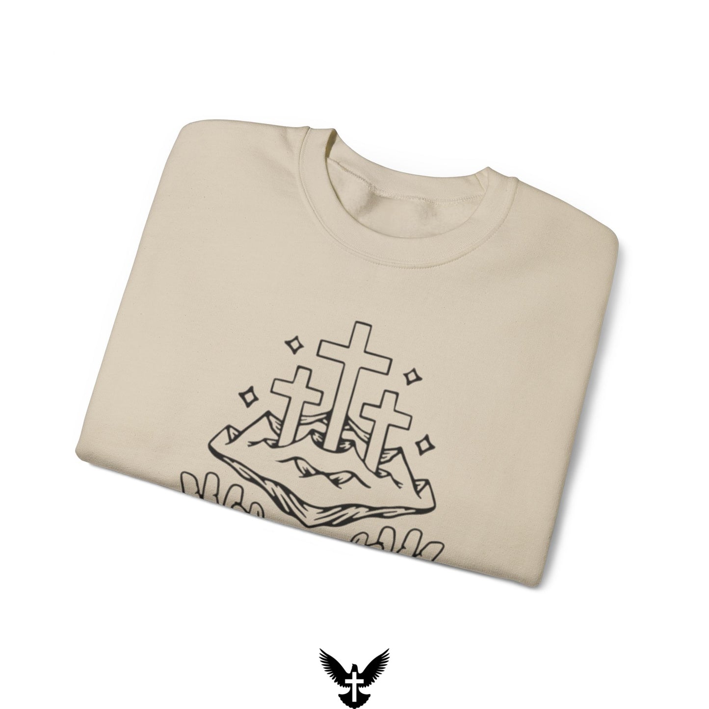‘On a Hill He Created’ Unisex Crewneck Sweatshirt