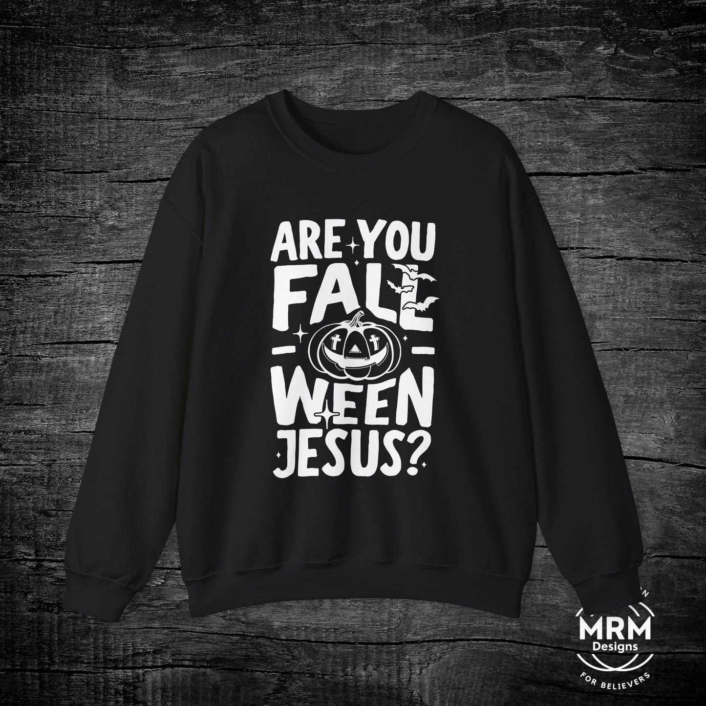 Falloween Jesus Crewneck Sweatshirt