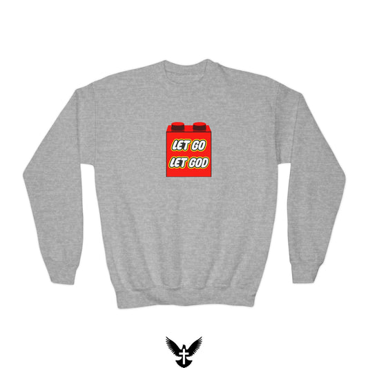 “Let go Let God” Youth Crewneck Sweatshirt