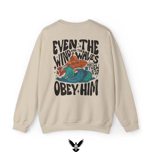 Wind and Waves Unisex Crewneck Sweatshirt