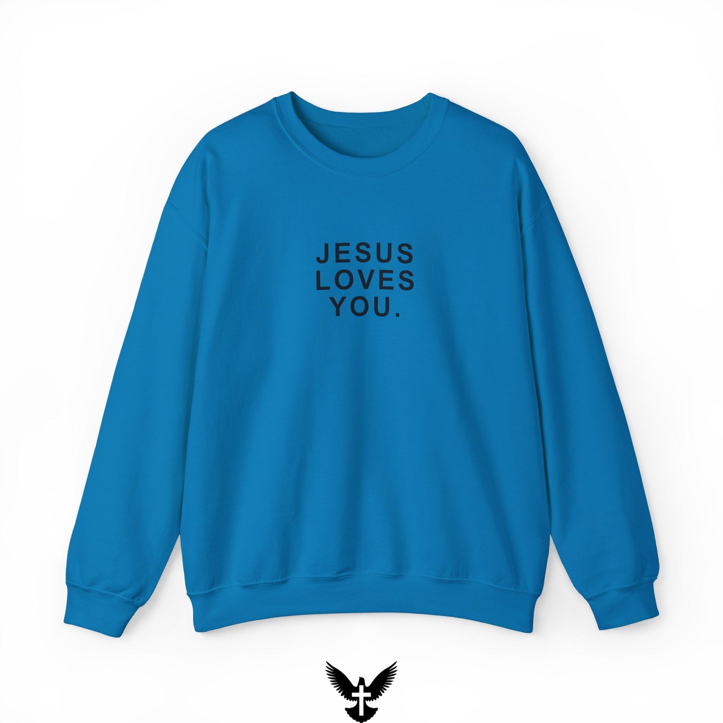 ‘Jesus Loves You’ Unisex Crewneck Sweatshirt